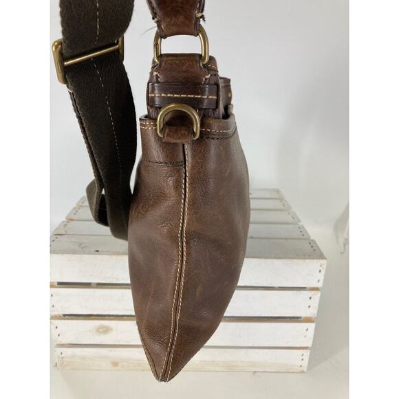 COACH 70053 LARGE VNTAGE LEAHTER MENS SLING BAG - Picture 5 of 14